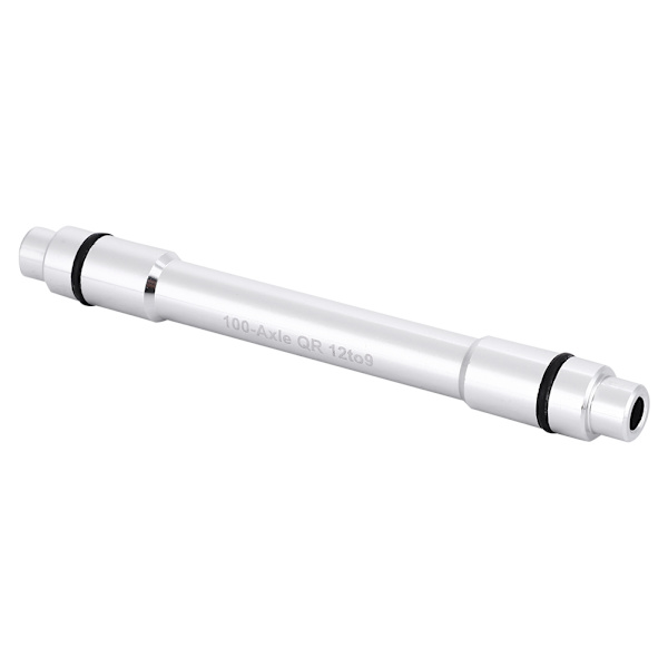 Cykel Thru Axle Hub Adapter 12mm til 9mm Hurtigudløserspyd Sølv