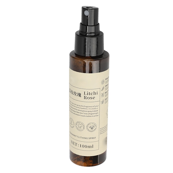 Lychee Rose Duft Stof Opfrisker Spray Lugt Eliminator Fin Mist Light Duft Tøjvask Duftspray 100ml