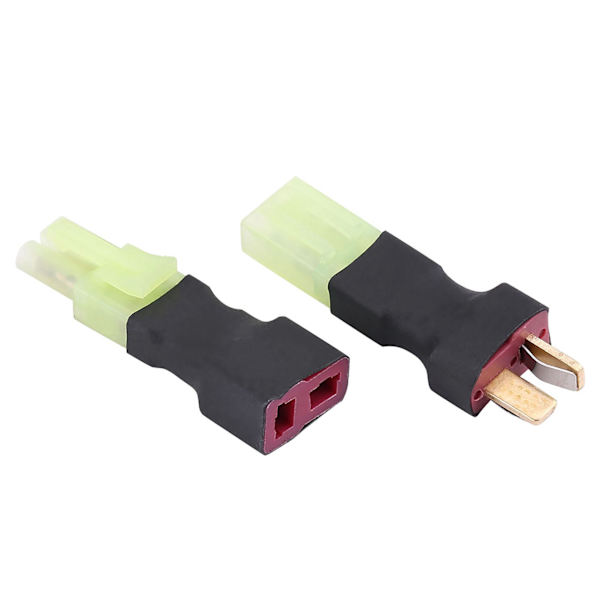 Trådlös T-kontakt Hane till Mini Tamiya Honkontakt Adapter Set