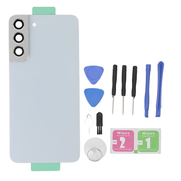 Bagglas Cover Panel Hus Erstatning Mobiltelefon Dele til Samsung Galaxy S22 Plus S906U S906F Hvid