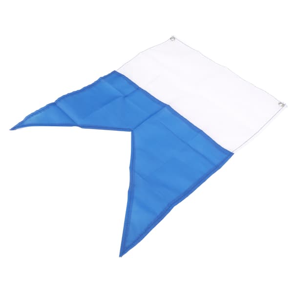 49x35cm Blå Hvid Dykkerflag Scuba Dykkerflag til Snorkling Undervandsaktiviteter