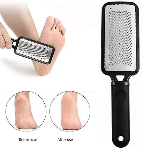 Professional Stainless Steel Foot File for Effective Hard Skin Removal - Suitable for Dry and Wet Feet