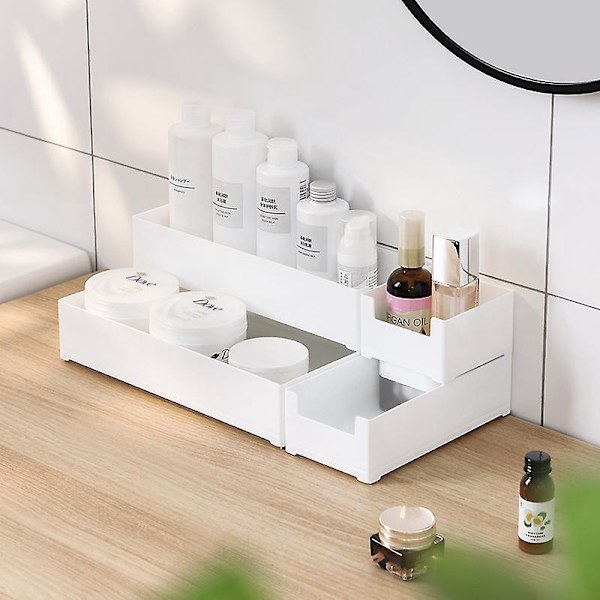 Stor Vit Plast Tillbehör Organizer