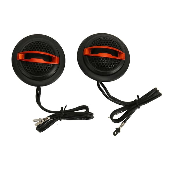 2 stk. bil-diskant Hifi sort kompakt struktur 150W kuppel-diskant med base til alle bil-audiosystemer
