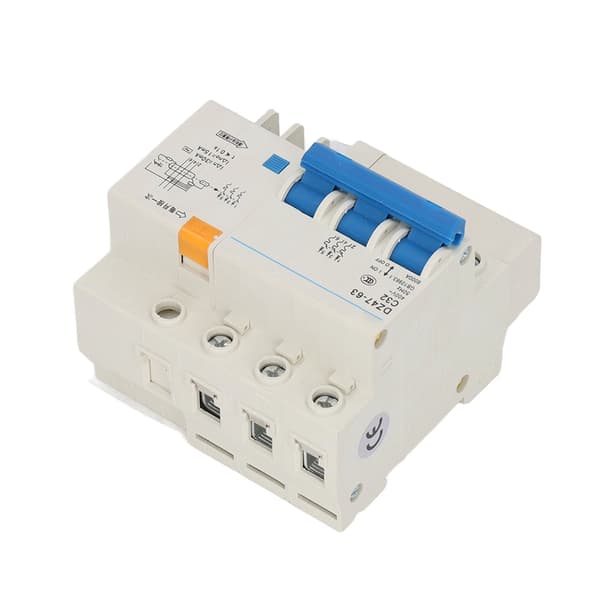 Afbryder Mini 3P MCB DIN-skinne Montering 6000A Brydeevne 400V 32A til Hjemmet