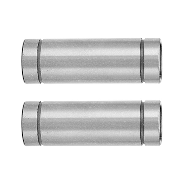 2PCS Cylinder Linear Motion Ball Bearing Nickel Plated Surface Linear Rail Guide Accessories för 3D-skrivare