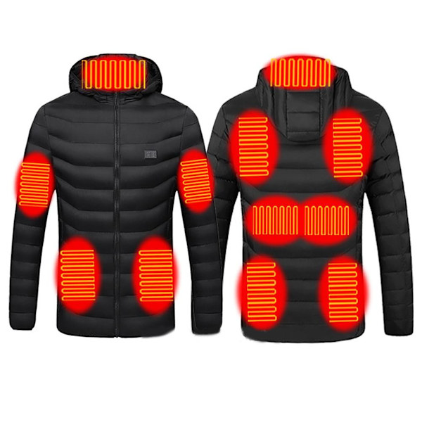 Electric Heating Coat Lättvikts USB Electric Body Warmer Kläder för män och kvinnor