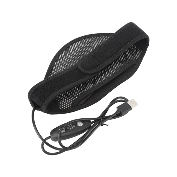 Varme Nakke Massager 5 Gear Vibration Massage Vaskbar USB Opvarmet Nakke Wrap til hjemmebrug Kontorarbejde