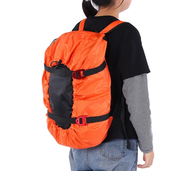 Klätterrep Väska Kit Vikbar Axelrem för Utomhus Camping Vandring (Orange)