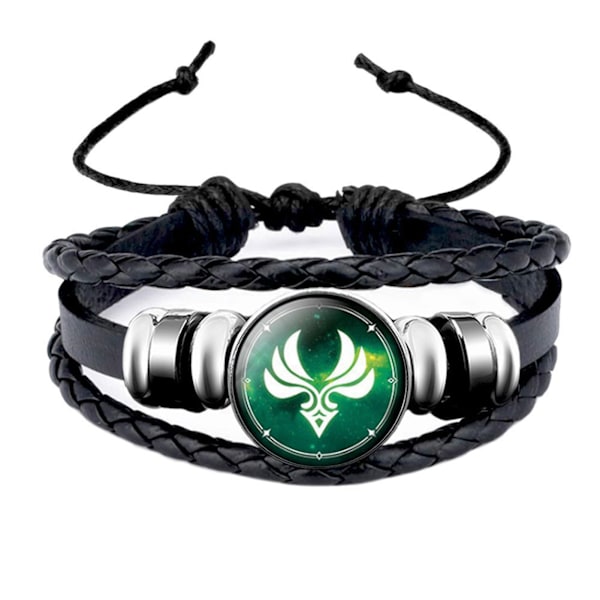 Genshin Impact Eye Of God Armbånd Justerbart Armbånd Time Gems Element Armbånd Håndverk Anheng Gave Vann Element