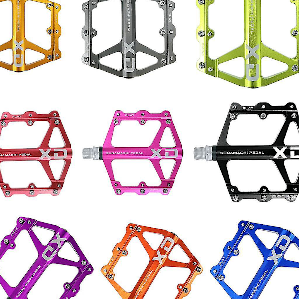 Brede lager flate fot MTB sykkelpedaler for terrengsykkel
