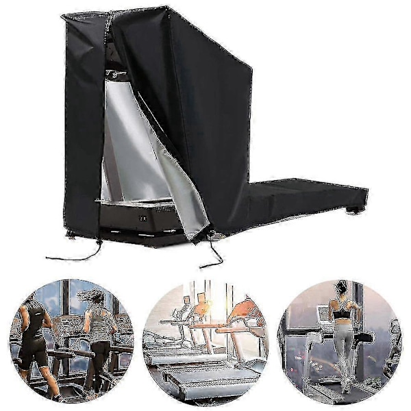 Dammskydd för löpband, skydd för löpband, skyddande överdrag för träningsmaskin, Oxfordtyg, inomhus- och utomhusöverdrag - Ny SZJR 165x76x140cm