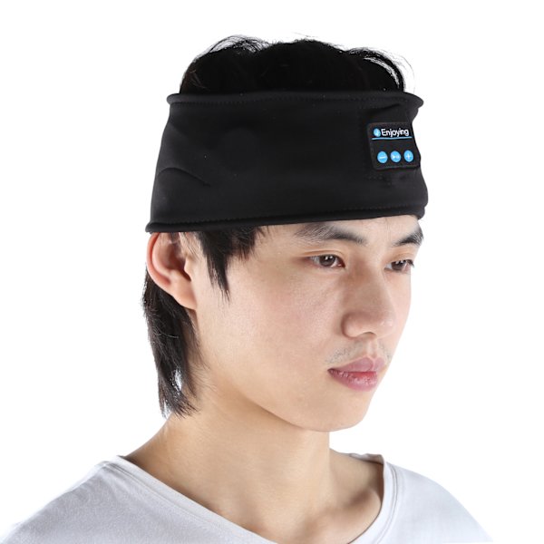 Bluetooth Pannband Trådlös Musik Samtal Sport Löpning Yoga Katjon Sömn Hörlurar