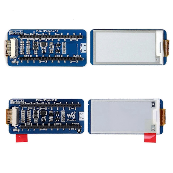 2,13 tuuman E-paper Display Hat 250x122 resoluutio 3,3 V / 5 V E-ink-näyttö