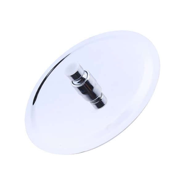 8 tommer 20 cm baderom krom stor rund blandebatteri fast regndusjhode