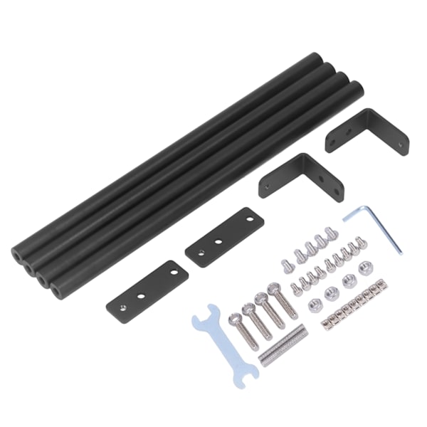 Set i aluminiumlegering S4 metalldragstång med 3D-skrivare tillbehör