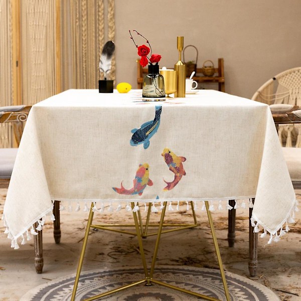 Rektangulär Duks för Matrum Köksdekoration, 140cm x 240cm, Elegant Söt för Köksbord Dekoration