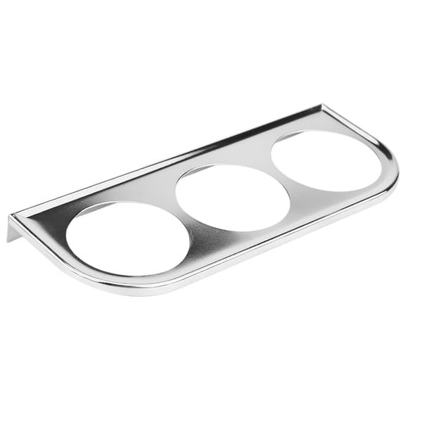 Chrome 52mm 2 Tums Universal Multi-Hål Mätare Pelare Mount Pod Hållare Fäste Silver