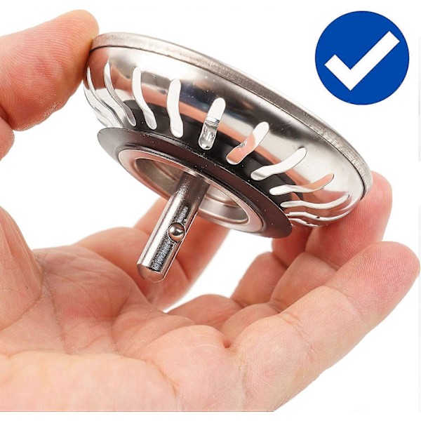 5 stycken packningar i elastomer för silinsatser, 3 förpackningar, ytterdiameter 54 mm, innerdiameter 32 mm, 4,6 mm tjock, reservdel för diskbänkspluggar