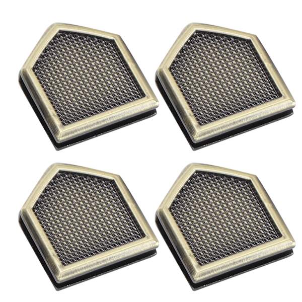 4 Set Metall Dekorativt Spänne Specialformade Läderartiklar Bagage Jeans DIY TillbehörBrons B01-51-52066