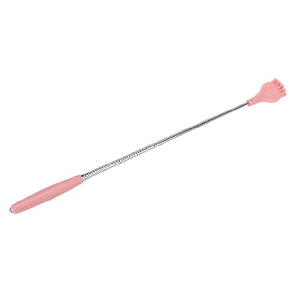 Self Back Scratcher Joustava monitoiminen vartalohierontalaite Kissan kynsityylinen söpö raapimistyökalu vaaleanpunainen