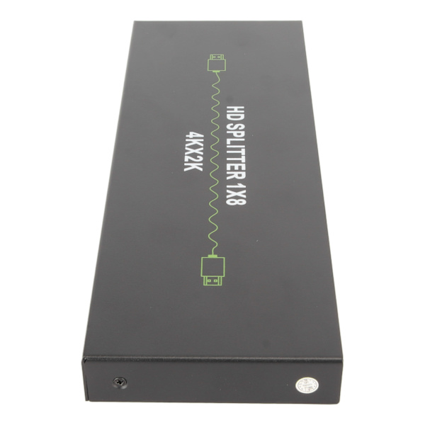 4K HD Multimedia Interface Splitter 1x8 1 ind 8 ud HD Multimedia Interface Splitter Splicer Extender 100‑240V UK Stik