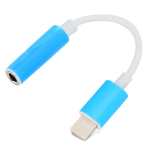 3,5 mm til Lightning øretelefon hodetelefon adapterkabel for iPhone 7/8/X mobiltelefon