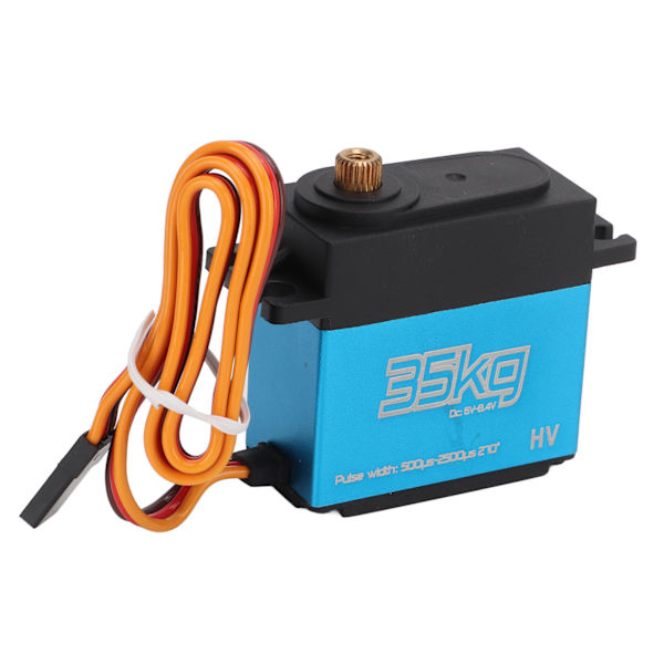 35kg:n ydinmoottorinen servomoottori 1/8 1/10 1/12 kauko-ohjattavaan autoon, metallivaihteinen digitaalinen servomoottori