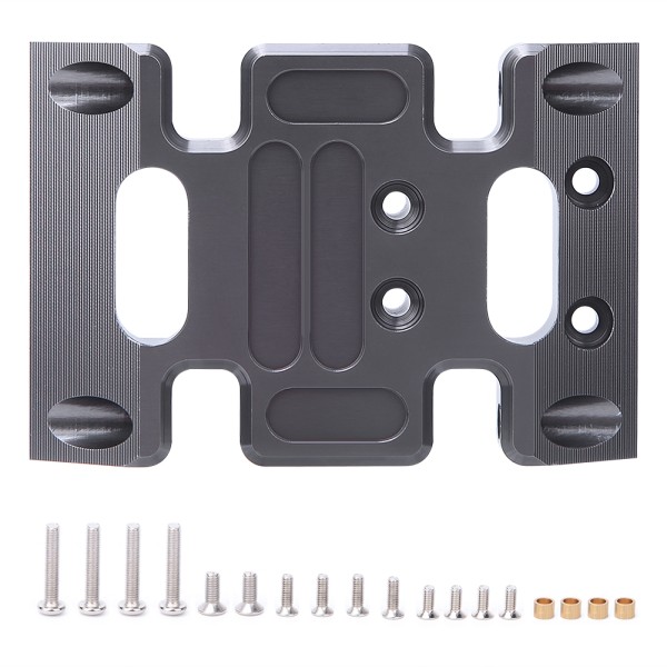 Aluminiumlegering Center Skid Chassis Plate Tillbehör Passar för AXIAL SCX10 1/10 RC Bil