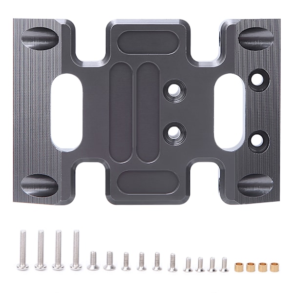 Aluminiumslegering senter chassisplate tilbehør passer til AXIAL SCX10 1/10 RC bil