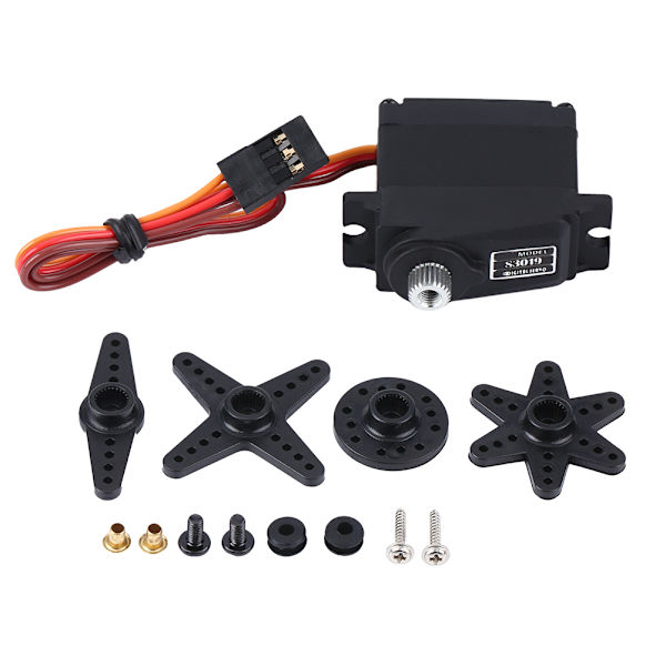 Vattentät 17g Digital Servo Metal Gear för WPL1625 RC Fjärrkontroll Truck Part Tillbehör