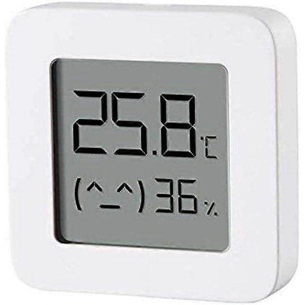 Hvid Temperatur- og Fugtighedsmåler 2 Digital Display Monitor