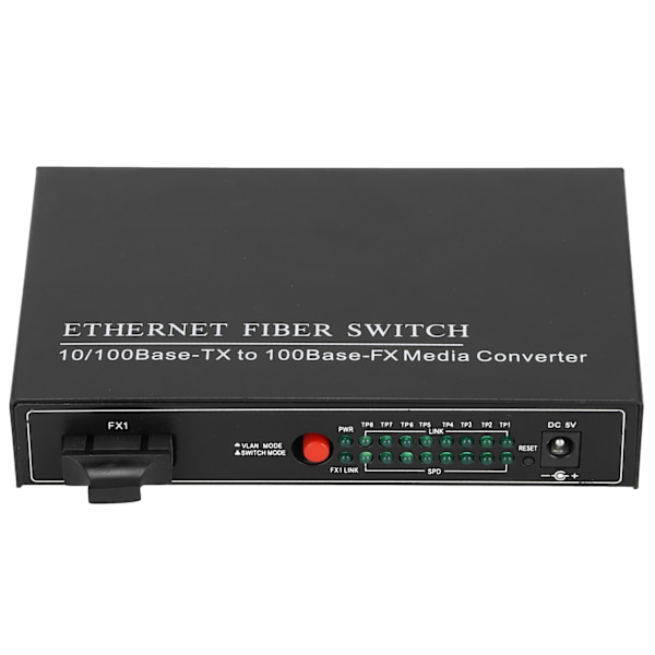 Ethernet Fiber Switch TBC-MC3418ED20 Plug Play Stabil Robust Aluminiumlegering Computer Netværk Switches 100-240VUK Stik