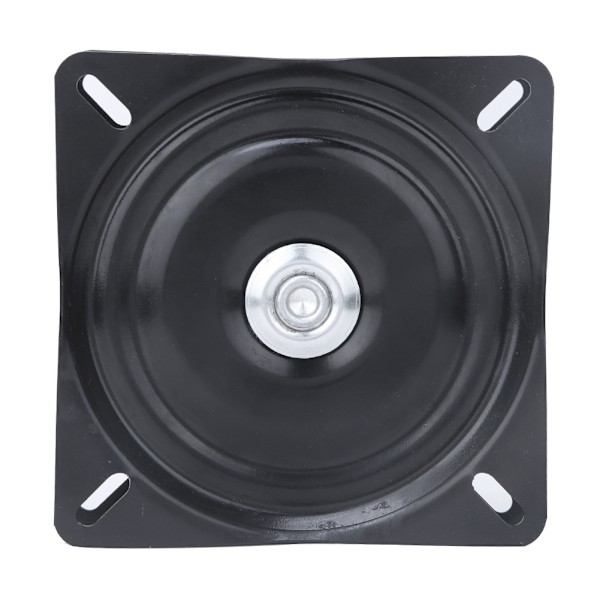 Svart metall jern platespiller kontorrekvisita roterende displaybase 150 x 2mm for håndverk
