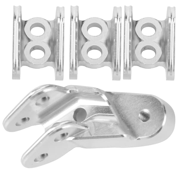 Aluminiumslegering Link Mount Sæt RC Tilbehørsdel Passer til Redcat Scout II Gen8 RC Bil Sølv