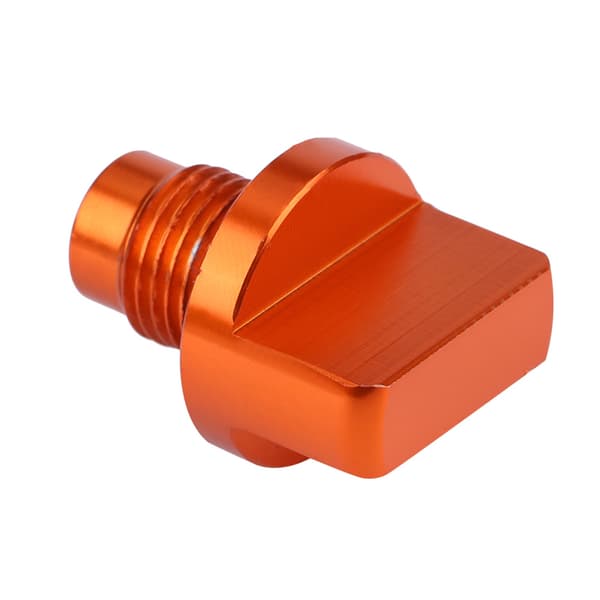 Motorcykeltillbehör Orange Aluminiumlegering Oljepåfyllningslock