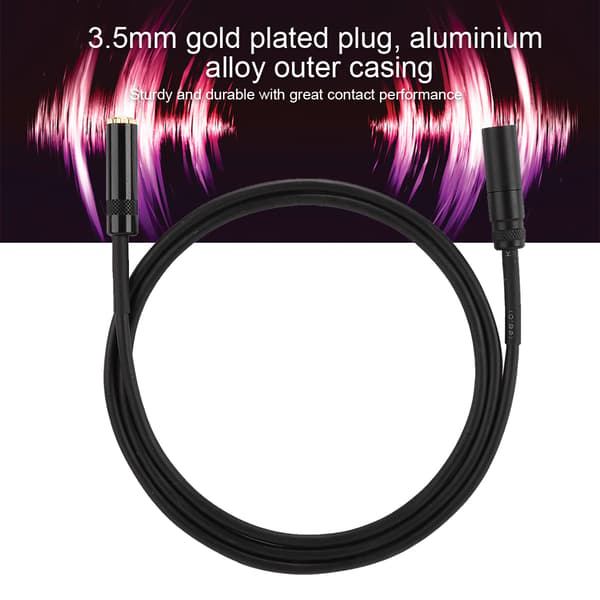 3,5 mm hun til Mini XLR han tovejs lydkabeladapter til kamerafotoudstyr (1m)