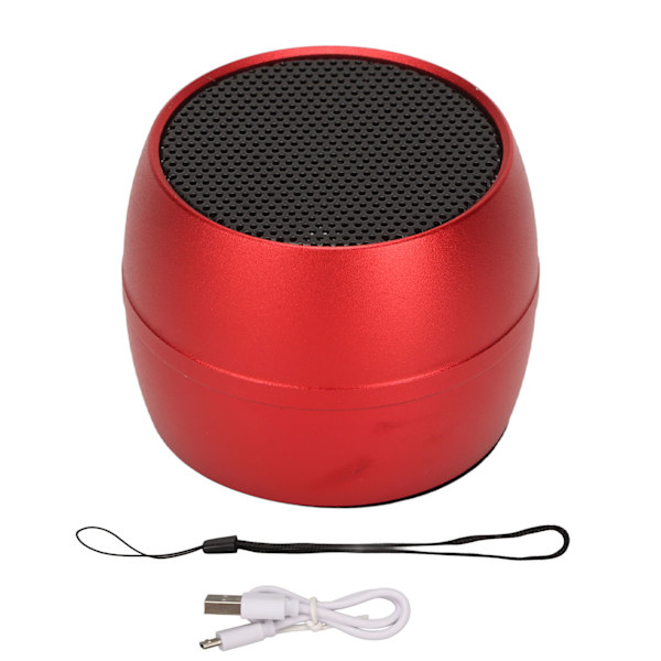 Mini Bluetooth-högtalare IP67 Vattentät USB-laddning Inbyggd mikrofon Bärbar trådlös högtalare för duschrum Bil Röd