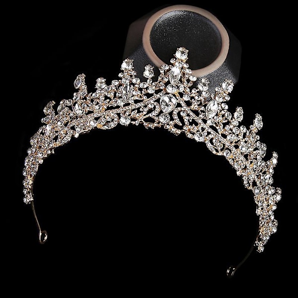 Kristallbröllopstiaror för kvinnor - Eleganta hårband för brud, drottning och prinsessor - Perfekt för födelsedag, bal och skönhetstävlingar