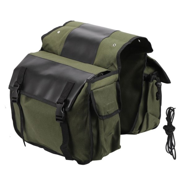 Cykel baksäte väska pack mountainbike bagageutrymme förvaring organizer cykeltillbehör militärgrön fri storlek