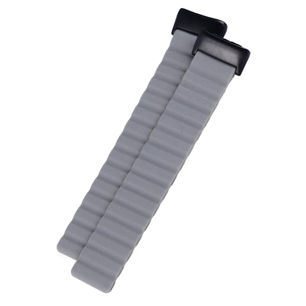 2 st armband i silikon med stark magnetisk knäppning, ersättningsarmband för Fitbit Charge 6/5, mörkblå