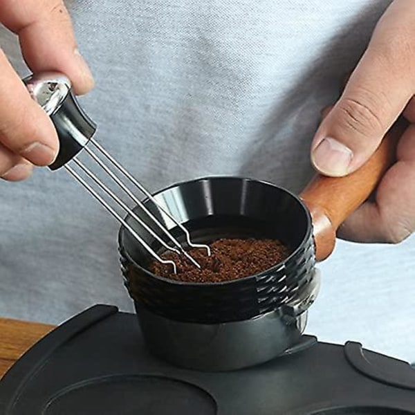 Nåle Kaffe Tamper Dispenser Nivelleringsværktøj Nåletype Kaffe Pulver Dispenser