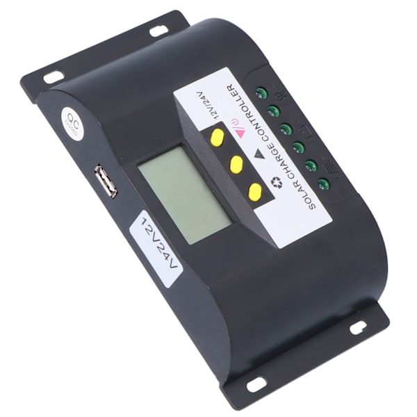 Intelligent solcelleladeregulator med justerbare timerstyringstilstande LCD-display solcelleregulator til DC-belastninger 10A