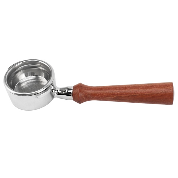 58mm pohjaton portafilteri, ruostumaton teräs, kaksoiskorvat, pohjaton portafilteri GAGGIA-kahvikoneelle, F-tyyppi, brasilialainen ruusupuu