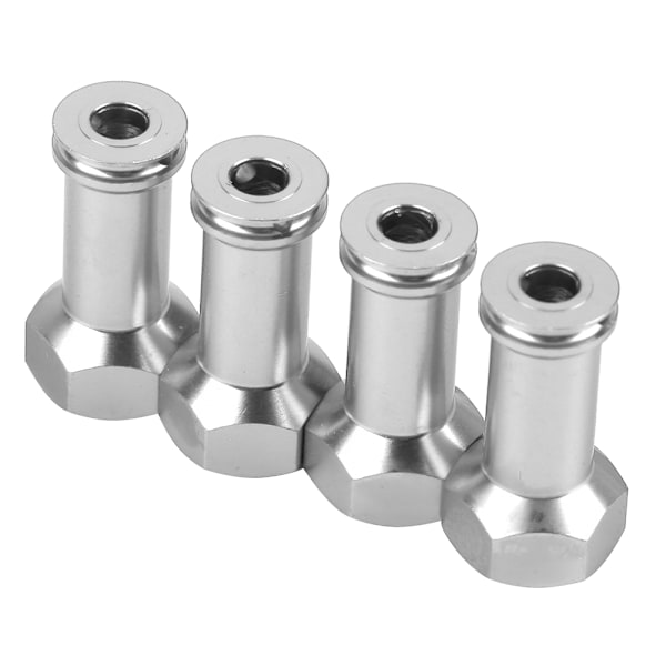 Förlängningskoppling 24 mm längre kombinationsadapter för Traxxas Slash 1/16 RC-bil (silver)