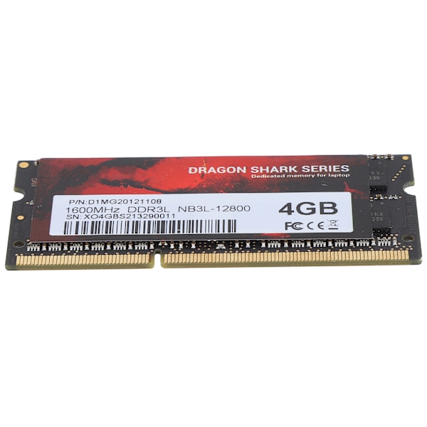 DDR3L RAM Slim alumiini korkea suorituskyky DDR3L-1600MHz NB3L-12800 kannettava muisti 4GB