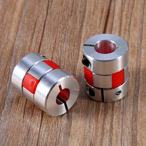 6.35mm x 10mm Fleksibel Blommeakselkobling CNC Steppermotor Encoder Kobling