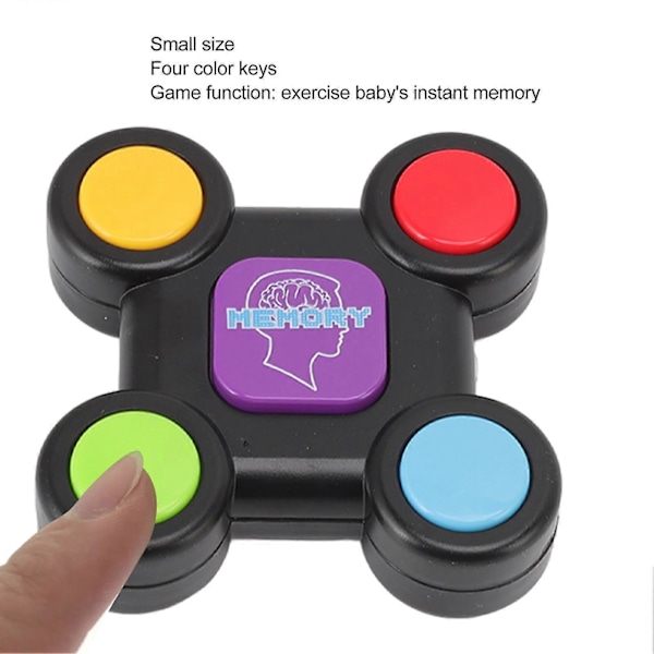 Memory Toy 4 Lys Lyd Interessant Håndholdt Elektrisk Lys Minnespill Barnegaver Zekai