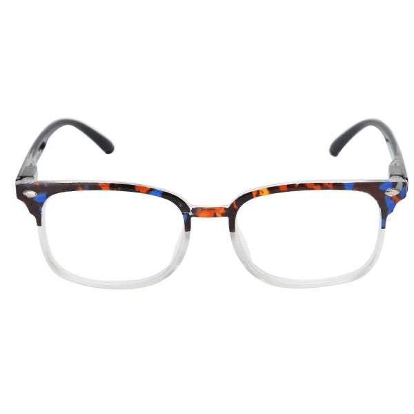 Leopard Print Frame Vanhusten lukulasit Teräväpiirtolukulasit Silmälasit (+225)