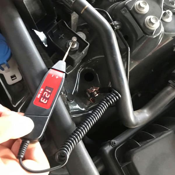 DC 5-36V auton LCD-digitaalinen sähköjännitetesterikynä LED-valolla
